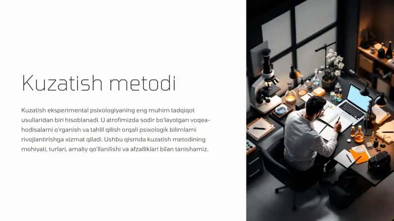 Kuzatish metodi 1