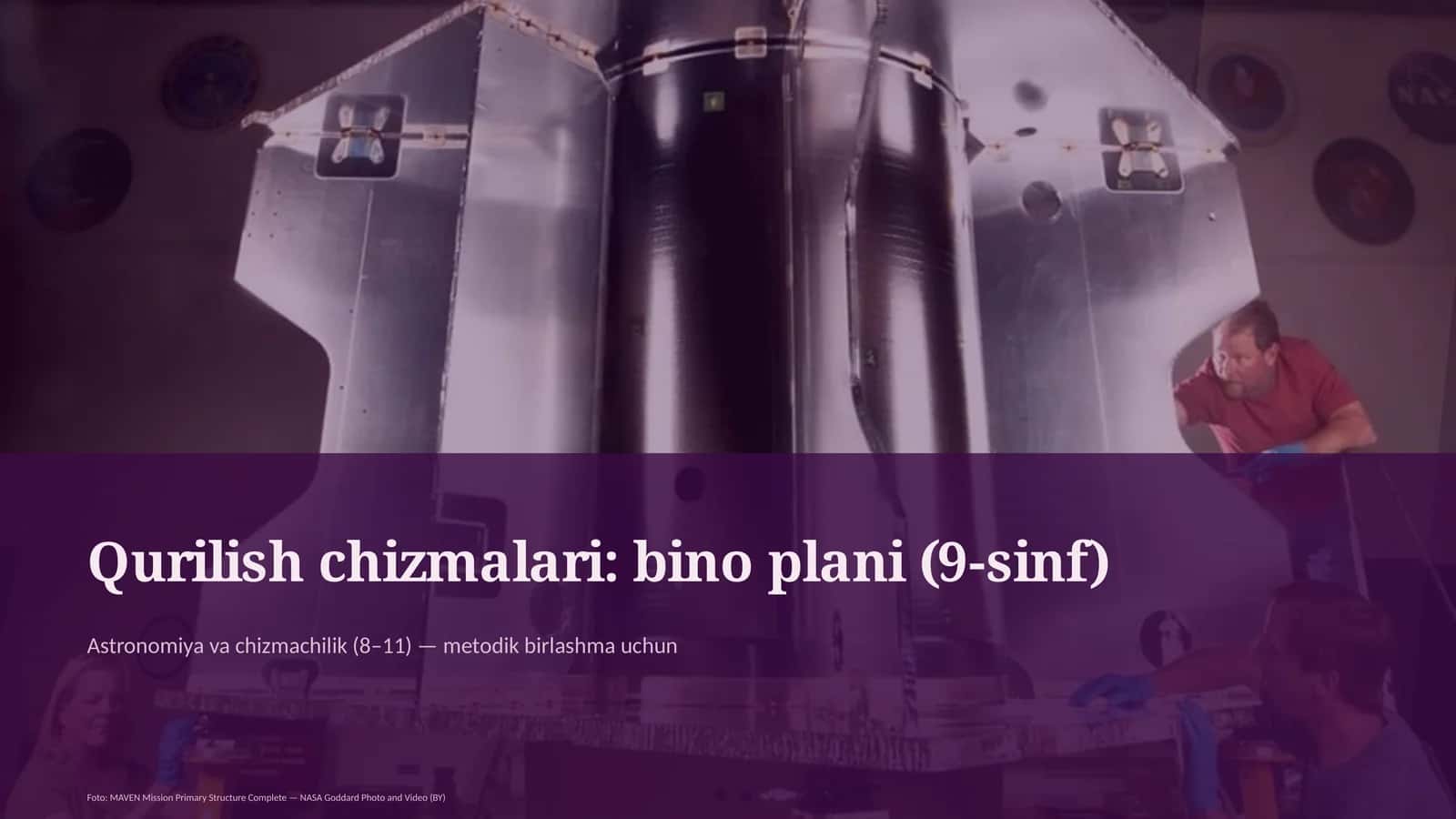 Qurilish chizmalari: bino plani (9-sinf) 1