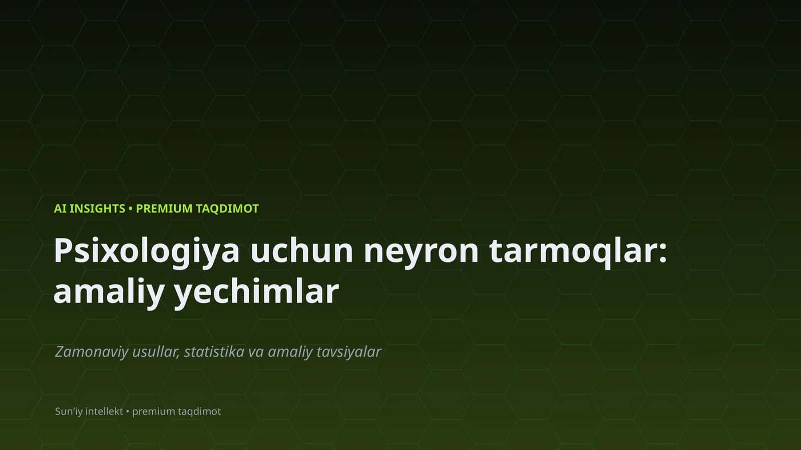 Premium taqdimot 1