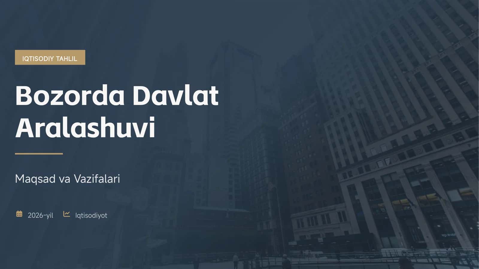 IQTISODIY TAHLIL 1