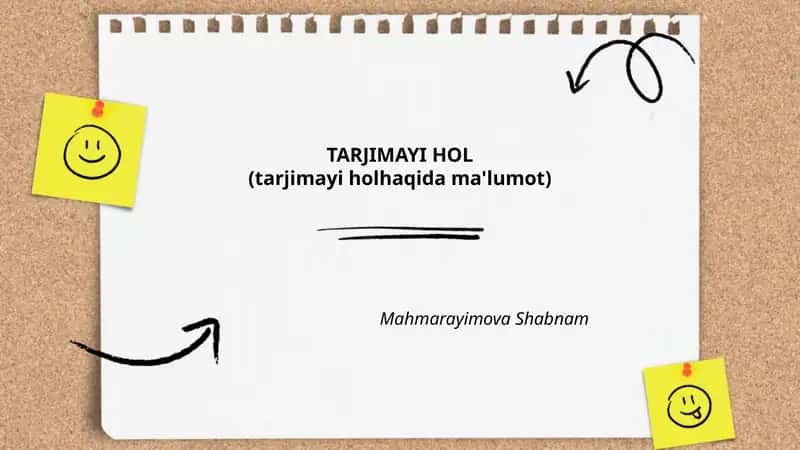 TARJIMAYI HOL 1