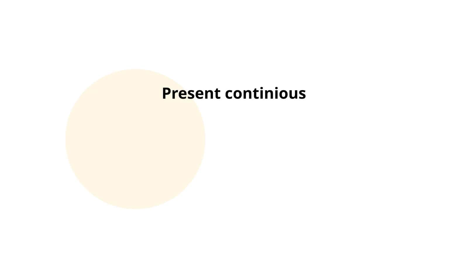 Present continious 1