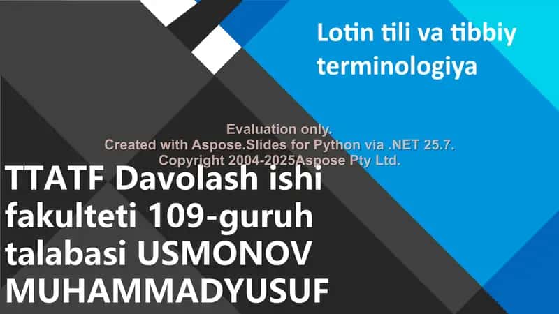 Antik davr tabiblari 1