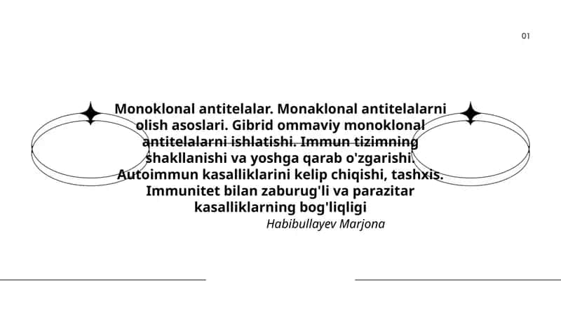 Monoklonal antitelalar 1