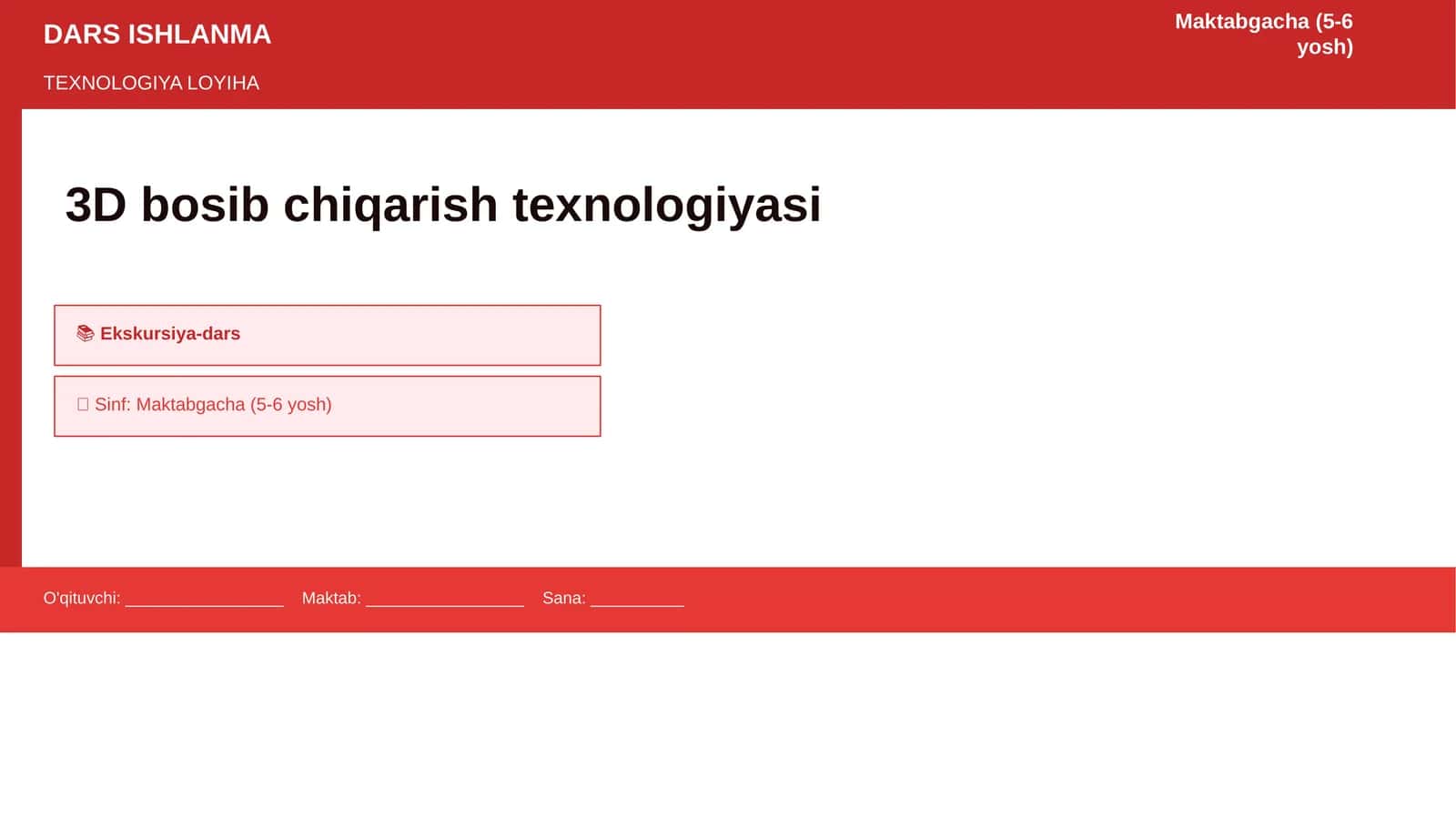 TEXNOLOGIYA LOYIHA 1