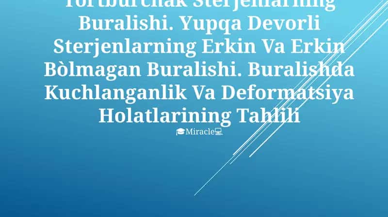 Buralish Deformatsiyasi 1