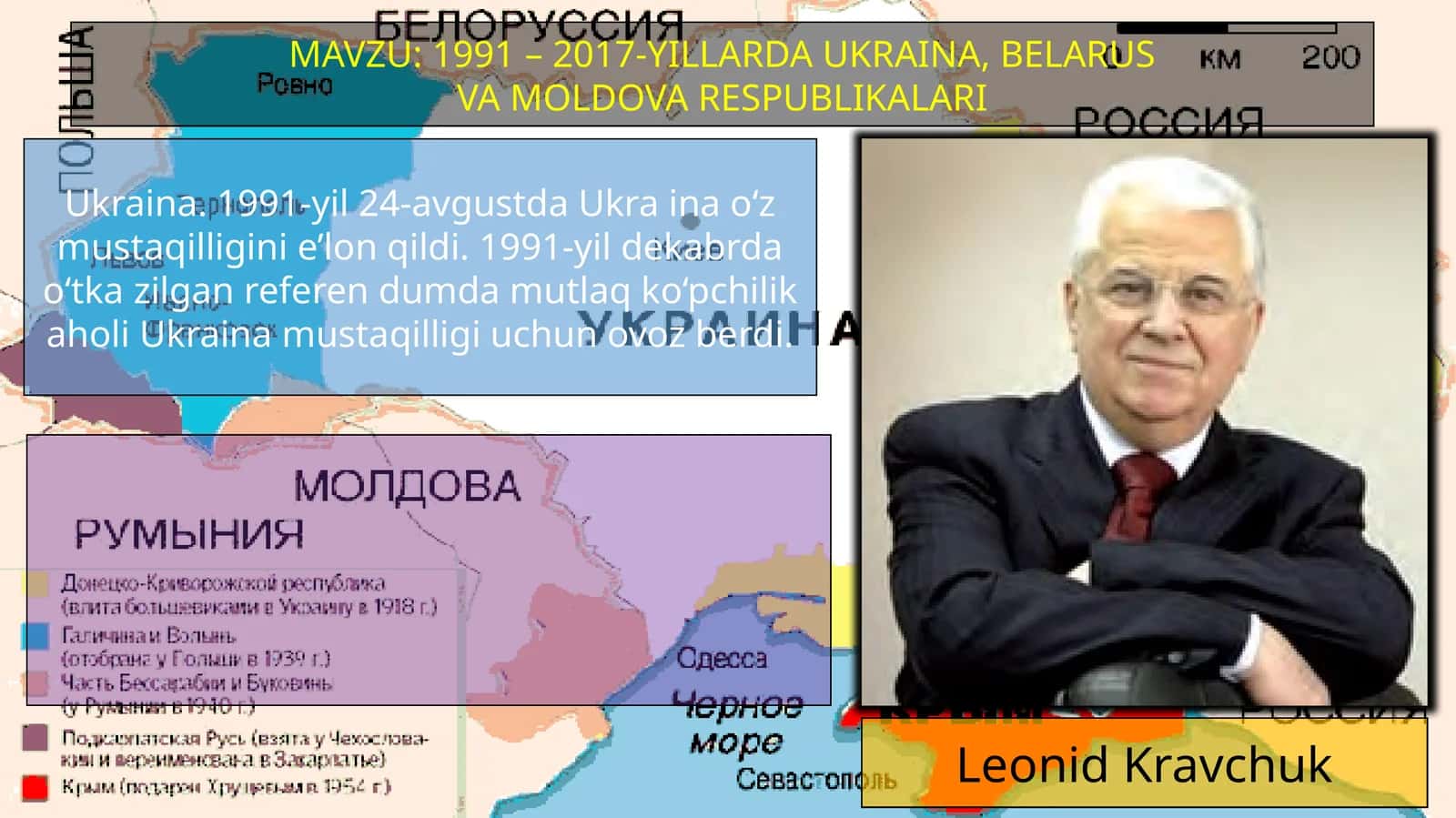 1991 – 2017-YILLARDA UKRAINA, BELARUS VA MOLDOVA RESPUBLIKALARI 1