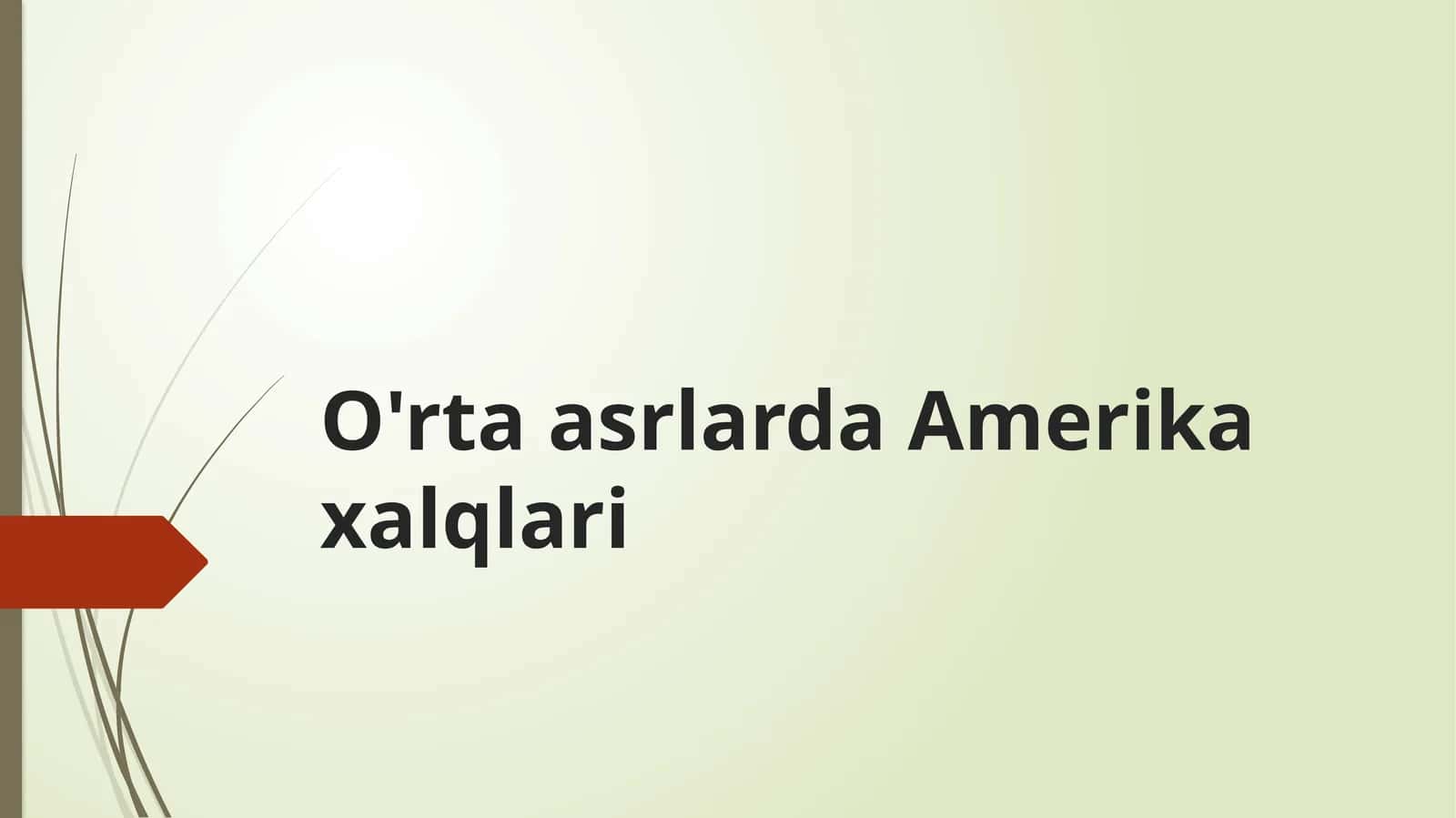 O'rta asrlarda Amerika xalqlari 1