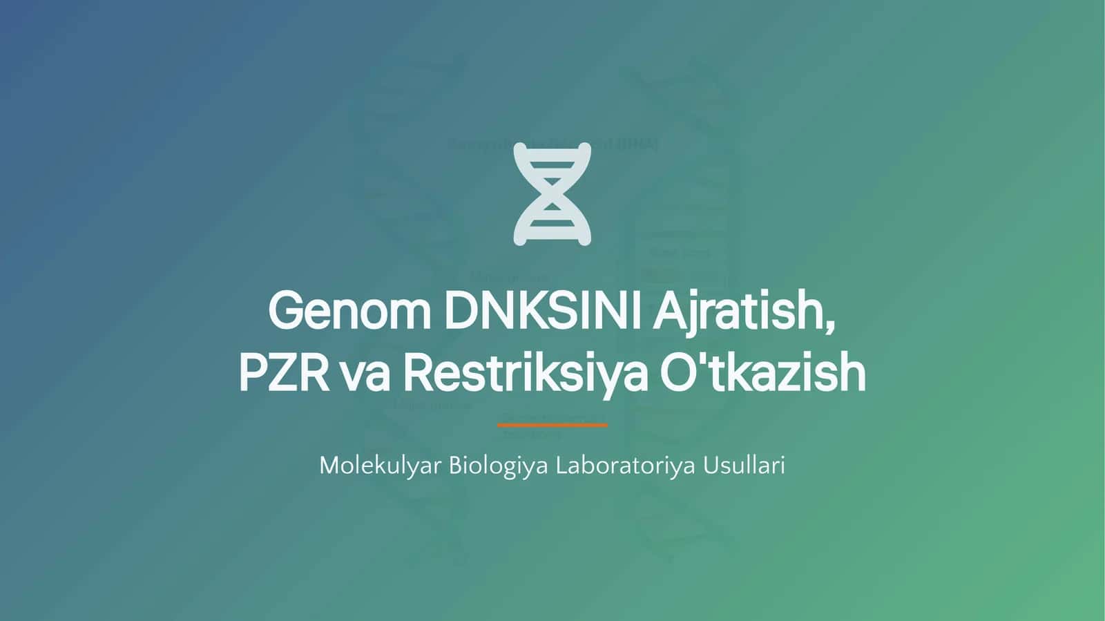 GenomDNKSI Ajratish 1
