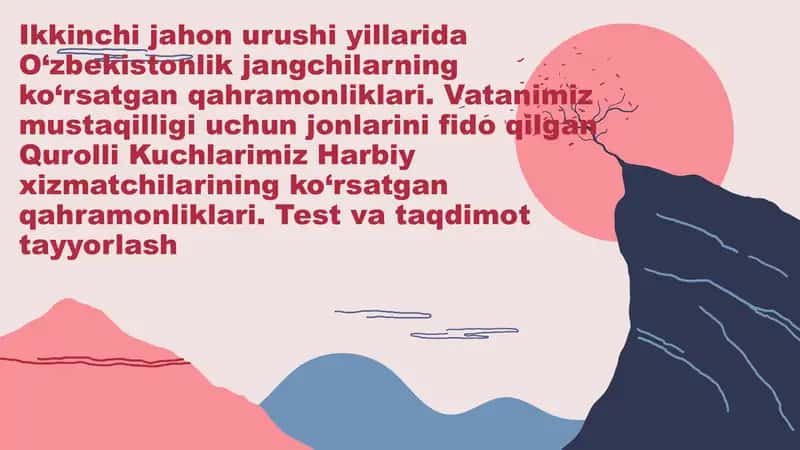 O‘zbek jangchilarining qahramonliklari 1