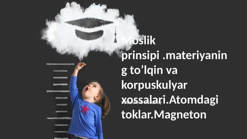 Atomning magnit xossalari 1