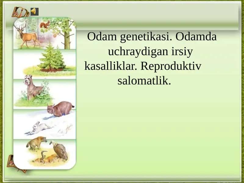Genetika va inson salomatligi 1