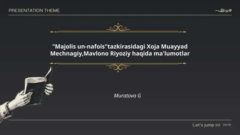 Majolis un-nafois 1