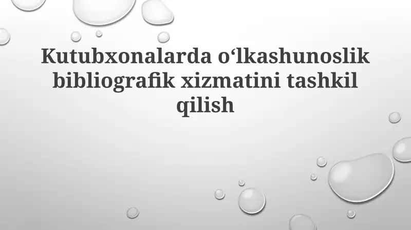 Mintaqaviy bibliografik xizmatlar 1