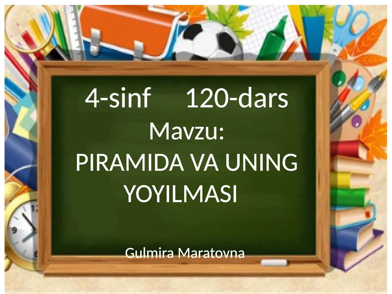 PIRAMIDA VA UNING YOYILMASI 1