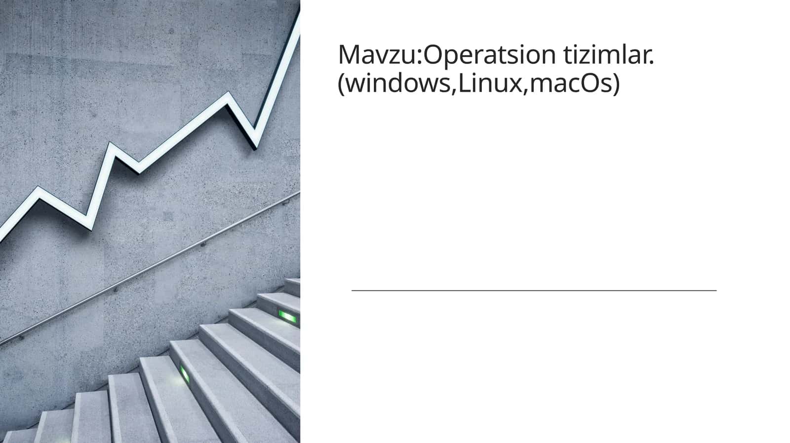 Operatsion tizimlar.(windows,Linux,macOs) 1