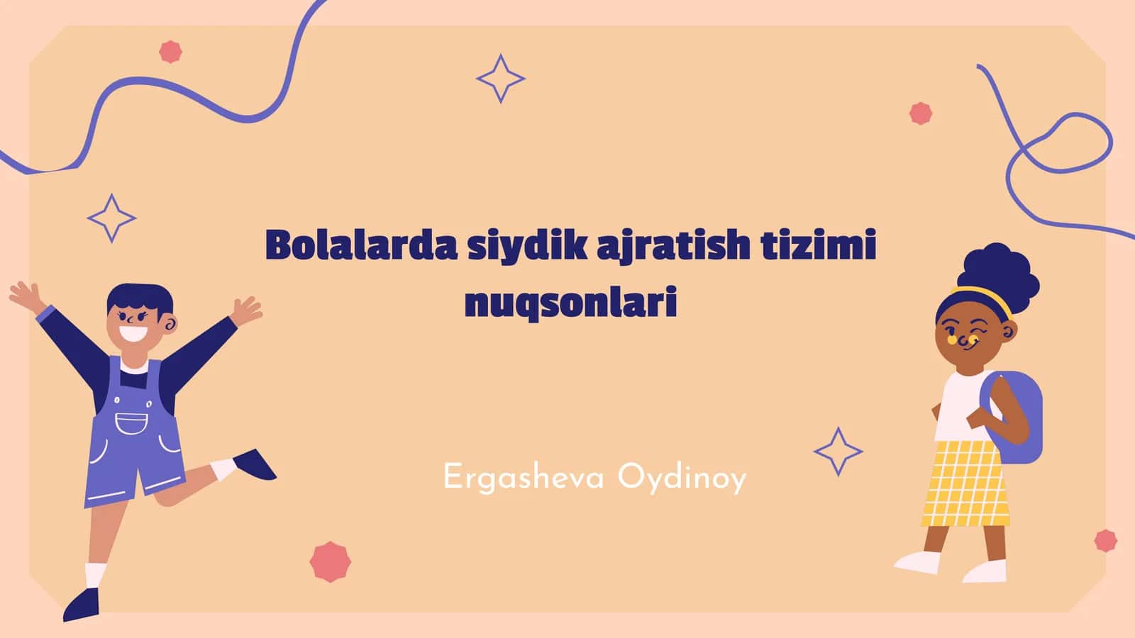 Bolalarda siydik ajratish tizimi nuqsonlari 1