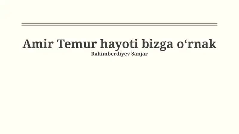 Buyuk Yutuqlar va Harbiy Strategiya 1