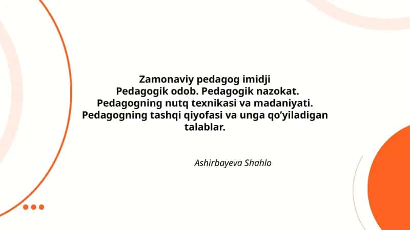 Zamonaviy pedagog imidji 1