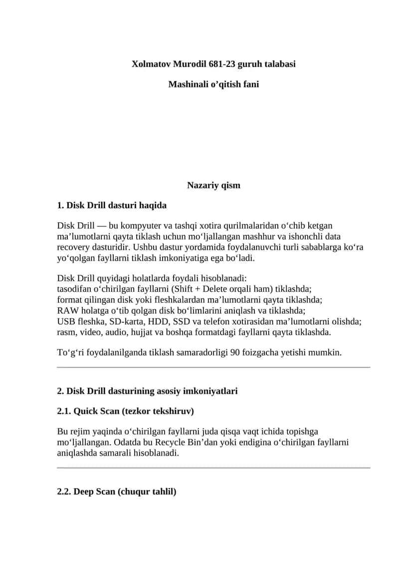 Disk Drill dasturi 1