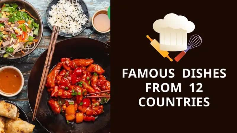 Popular dishes of countries 1