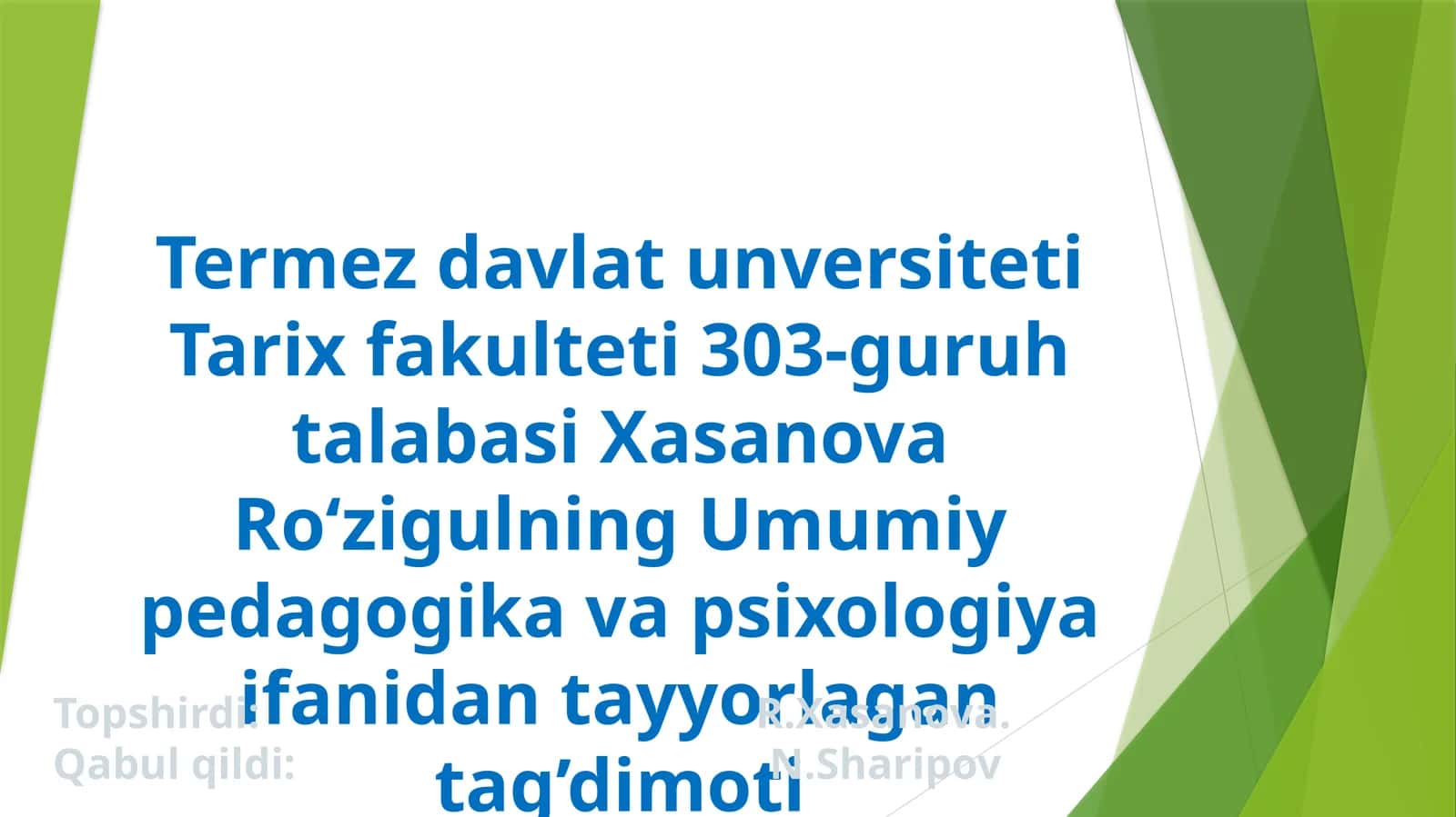 Testlar va boshqa psixodiagnostik metodlar 1