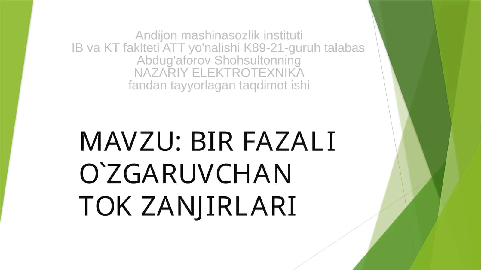NAZARIY ELEKTROTEXNIKA 1