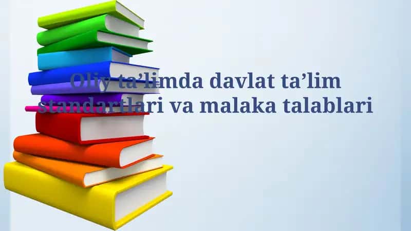 Davlat Ta'lim Standartlari 1