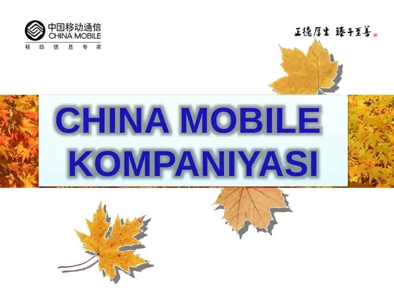 CHINA MOBILE KOMPANIYASI 1