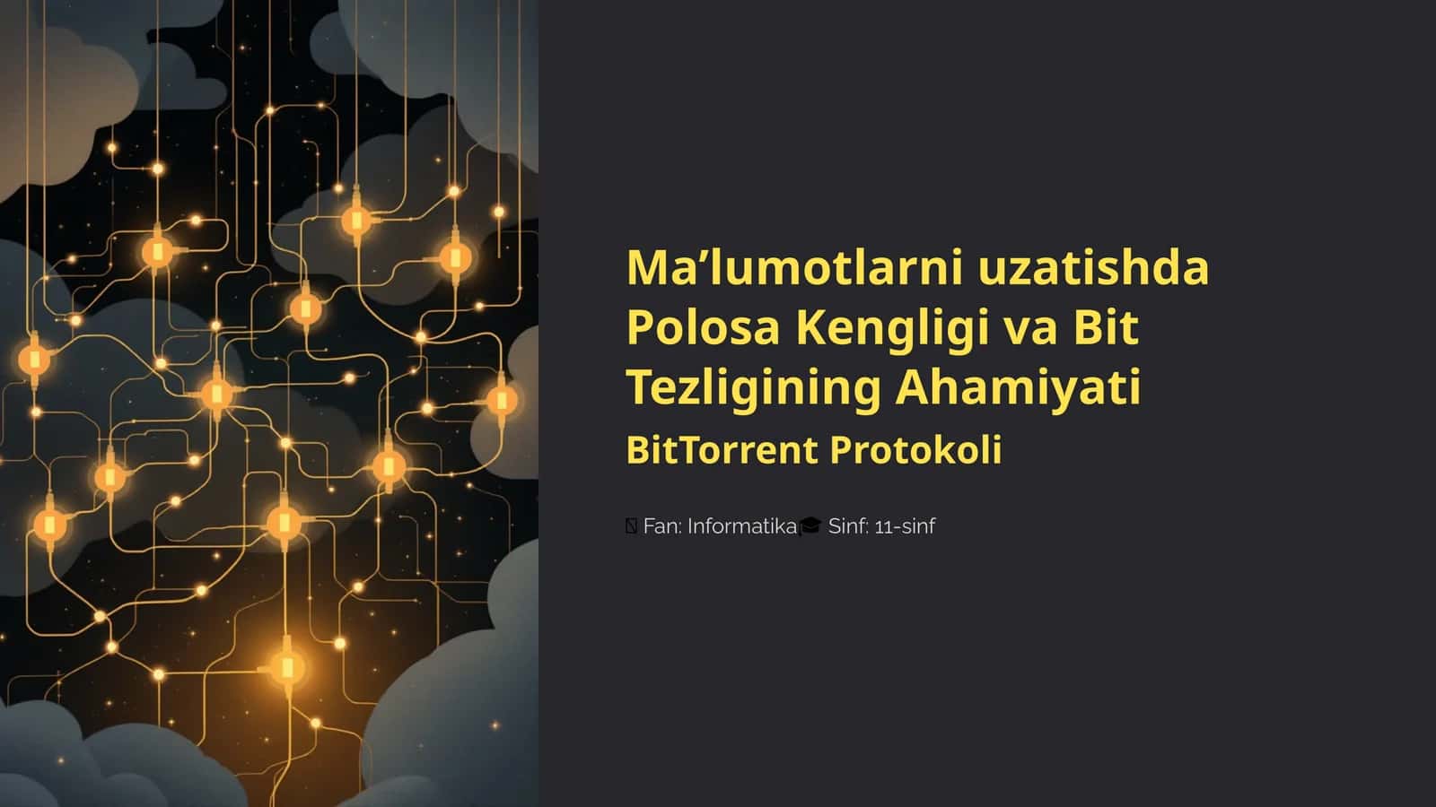 Ma’lumotlarni Uzatish Tushunchasi 1