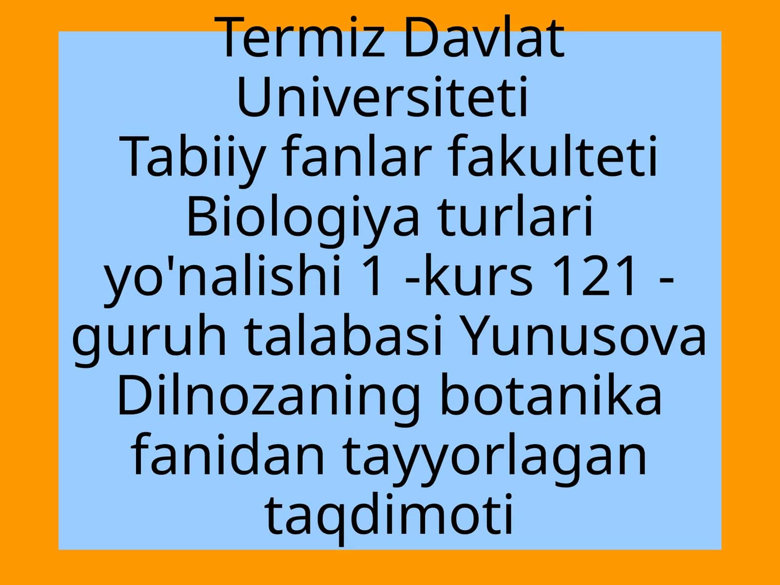 Ra'noguldoshlar oilasi 1