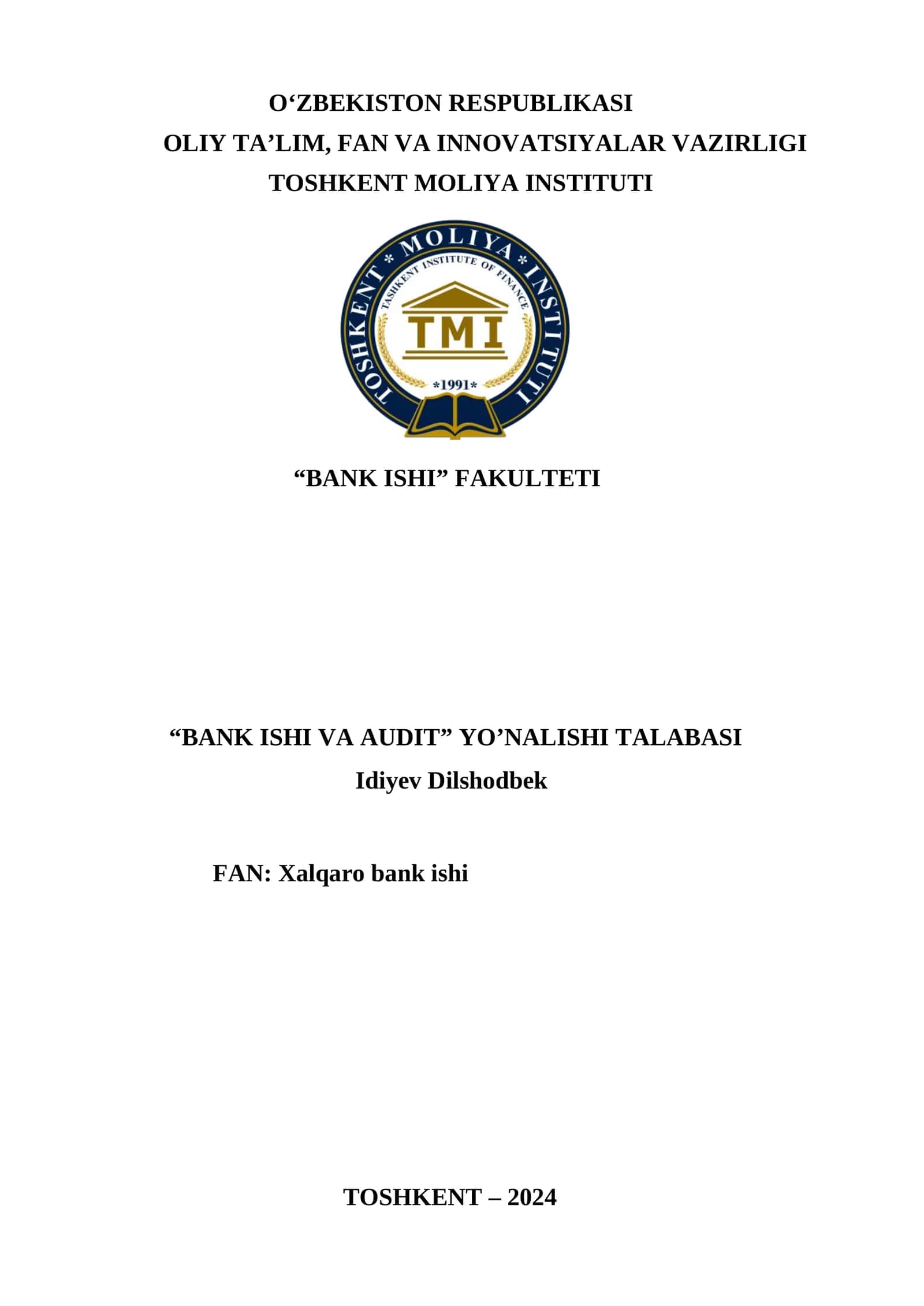 Hindistonda bank tizimi 1
