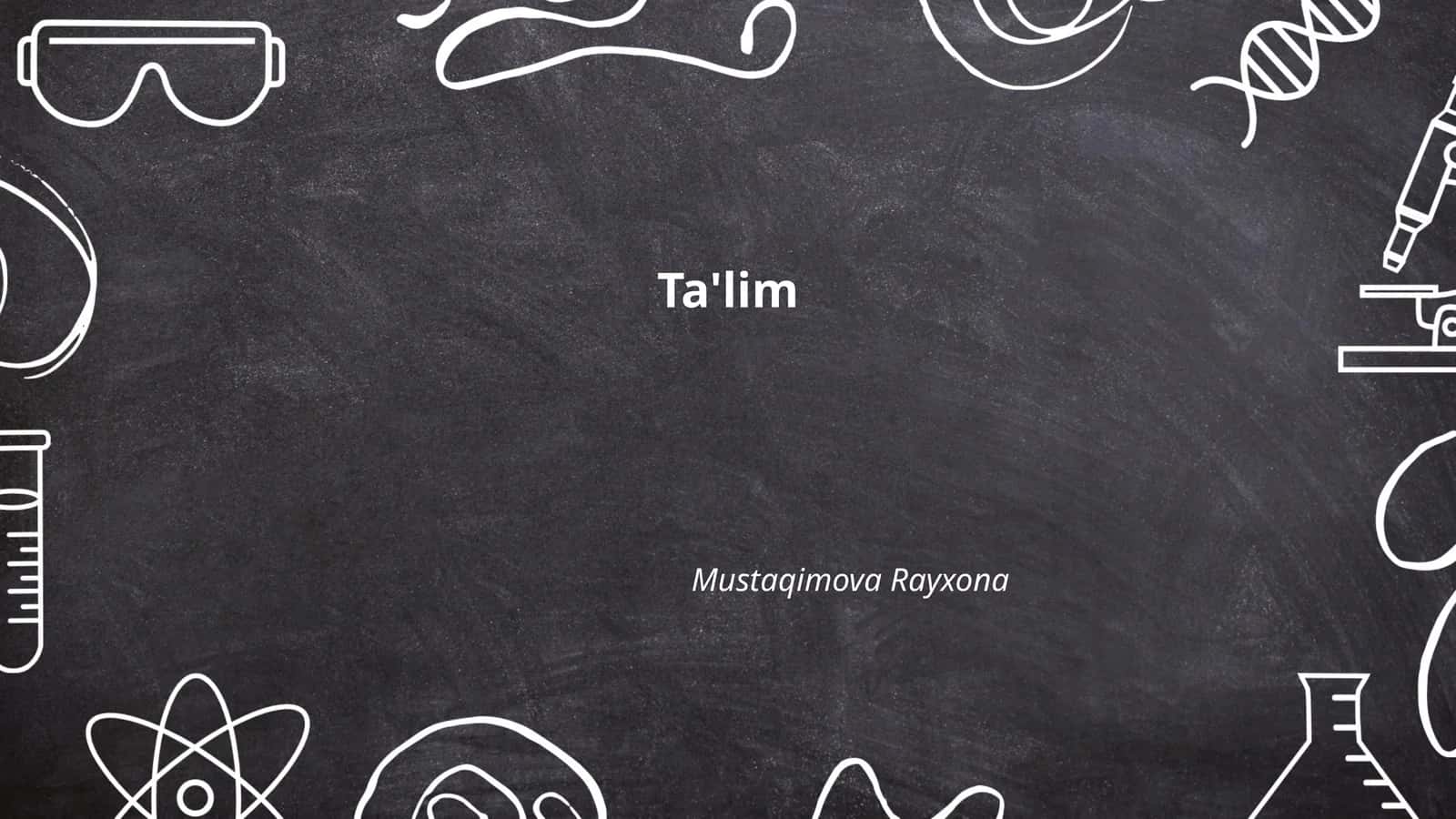 Ta'limda raqamli texnologiyalar 1