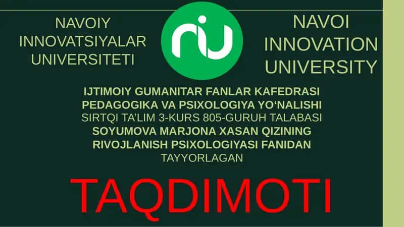 NAVOIY INNOVATSIYALAR UNIVERSITETI 1