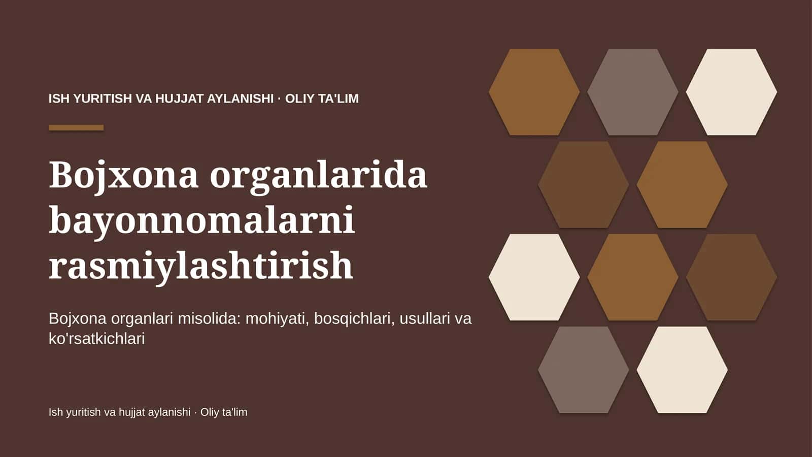 Bojxona organlarida bayonnomalarni rasmiylashtirish 1