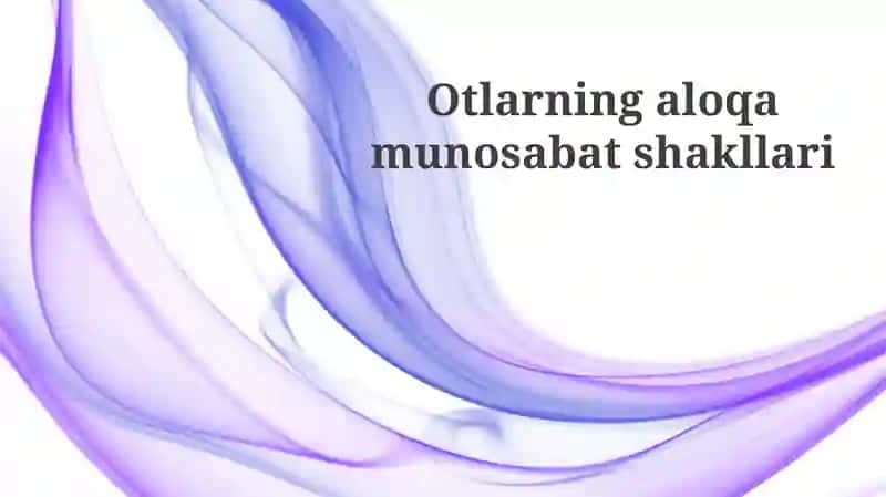 O'simliklarning aloqa munosabatlari