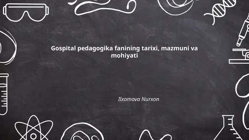 Gospital pedagogikasi 1