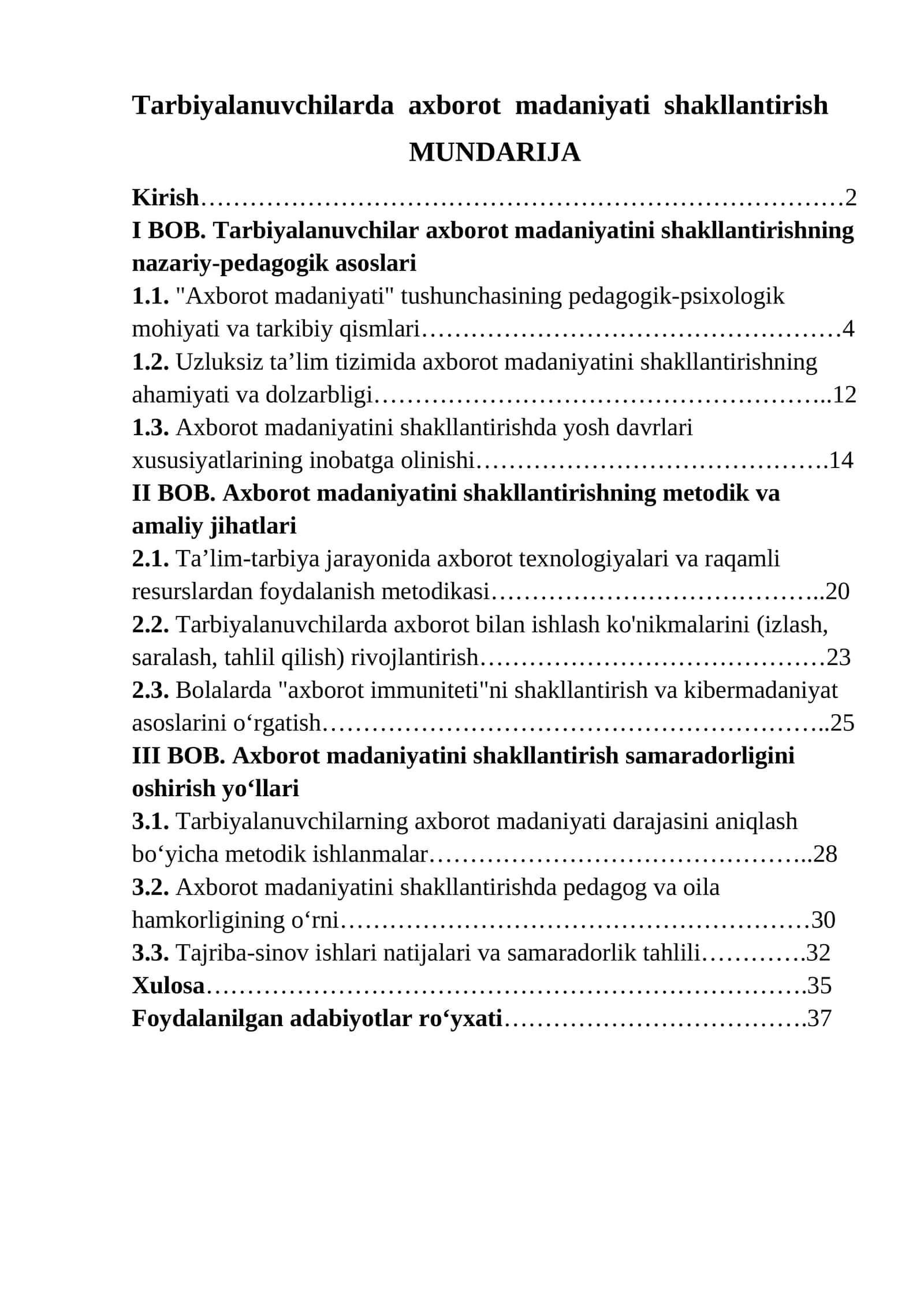 Tarbiyalanuvchilarda axborot madaniyati shakllantirish 1