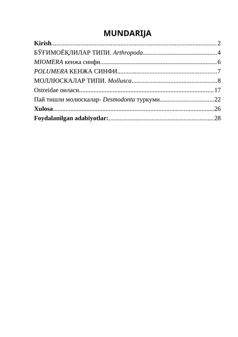 miomera sinifi - Boshoyoqli mollyuskalar (Cephalopoda) 1