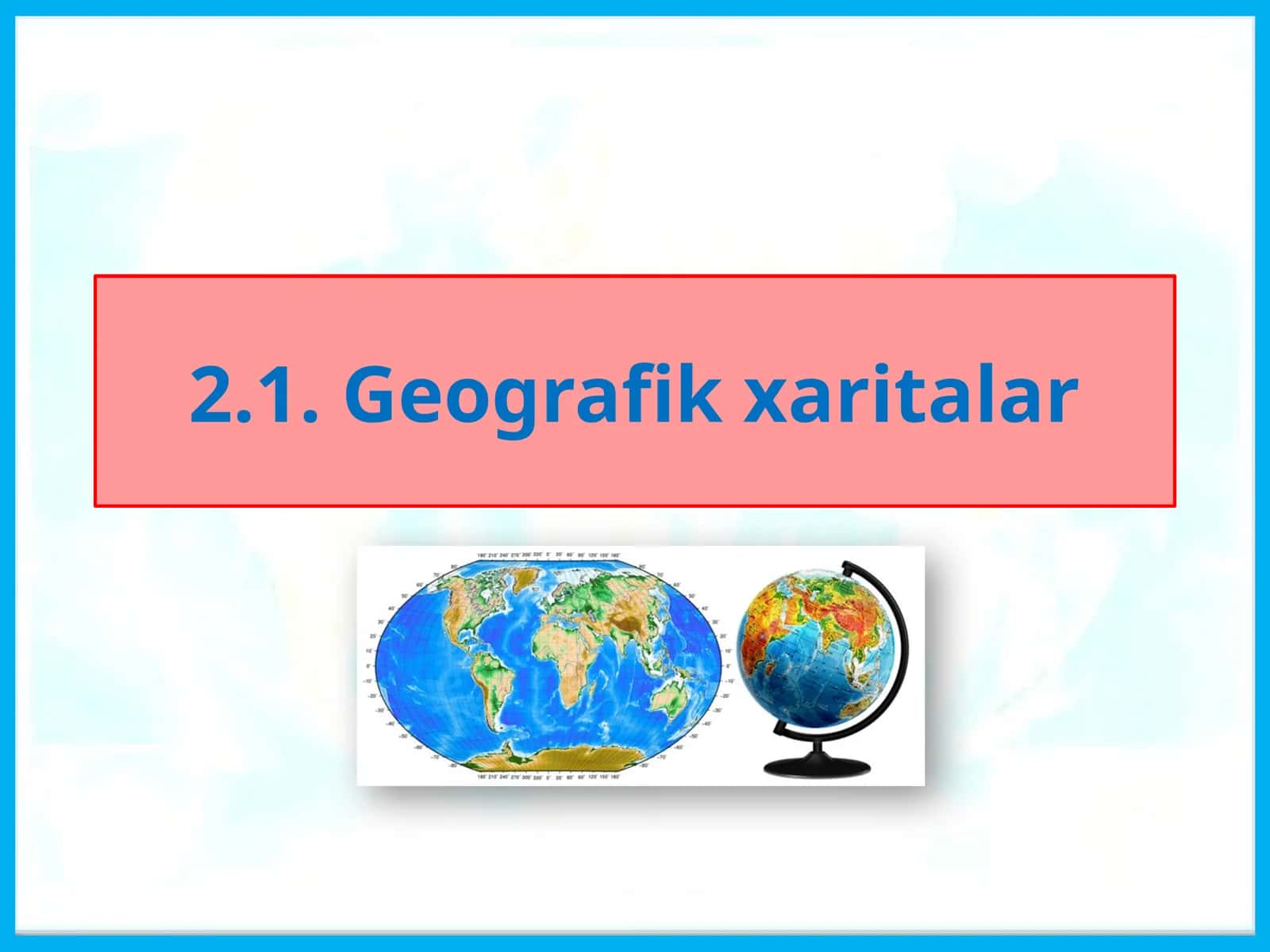 Geografik xaritalar 1