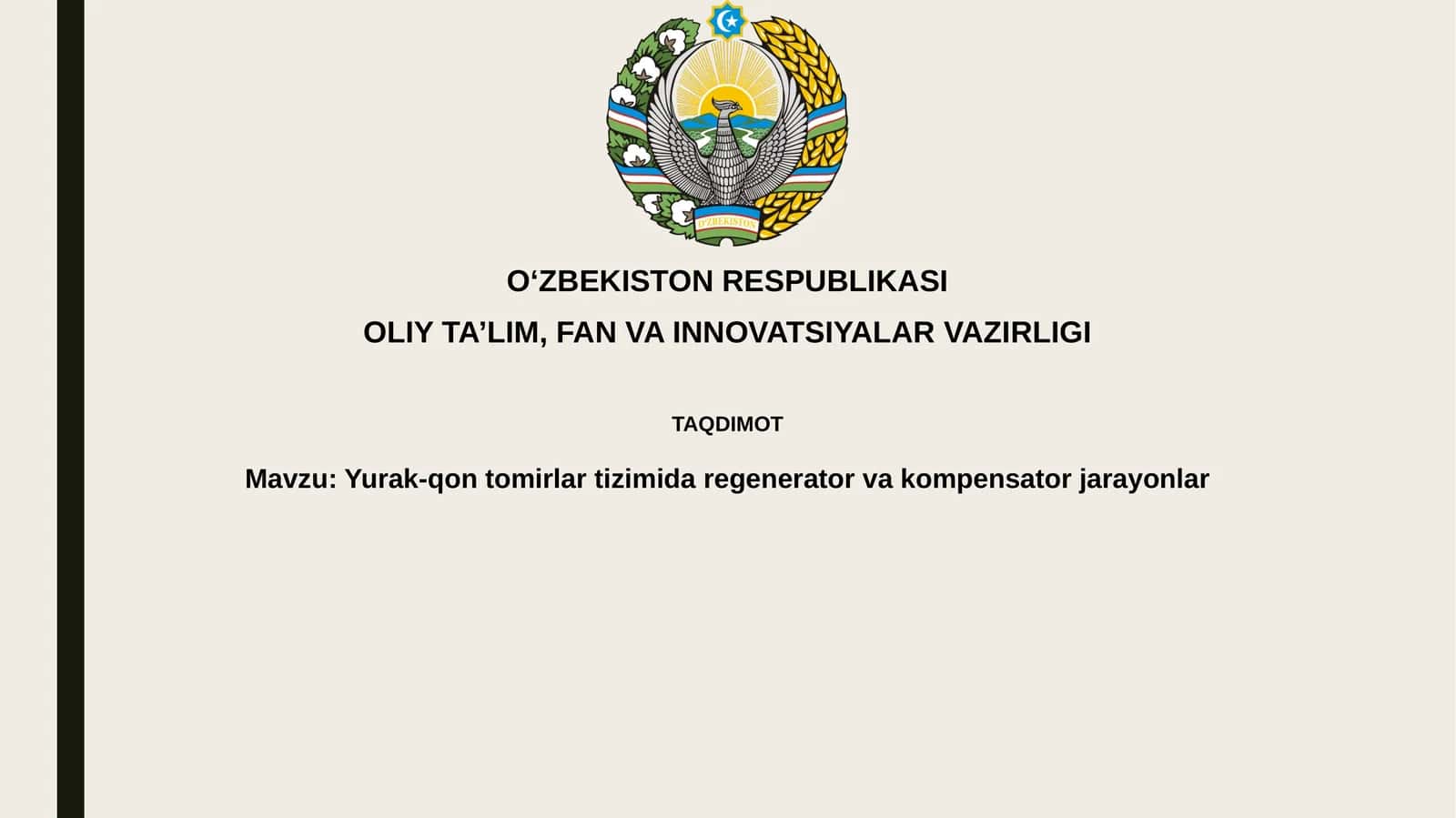 Yurak-qontomirlar tizimi davolashlar 1