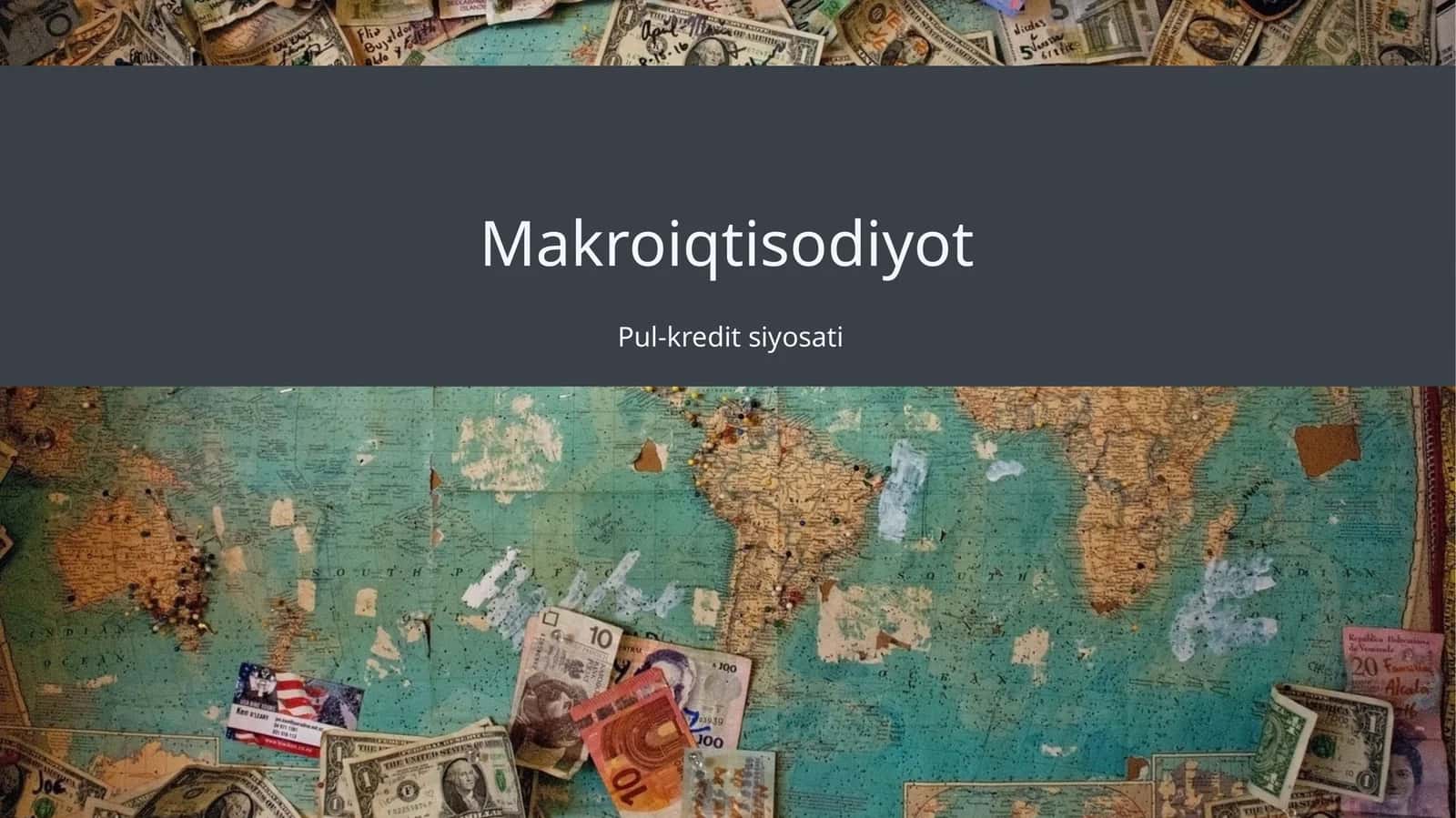 Pul-kredit siyosati 1