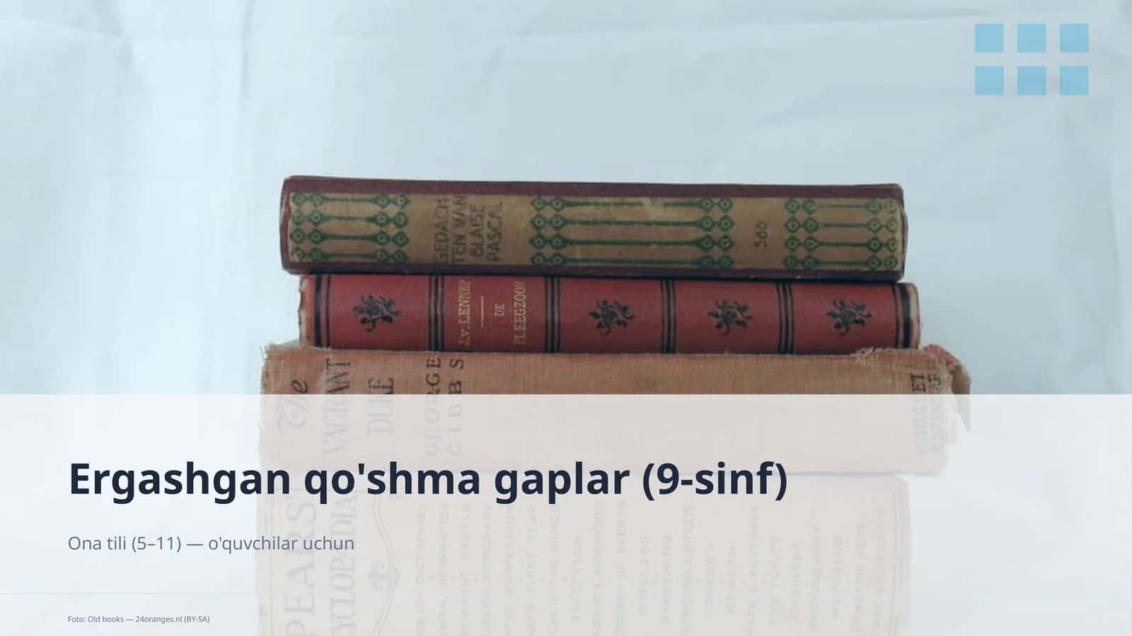 Ergashgan qo'shma gaplar (9-sinf) 1