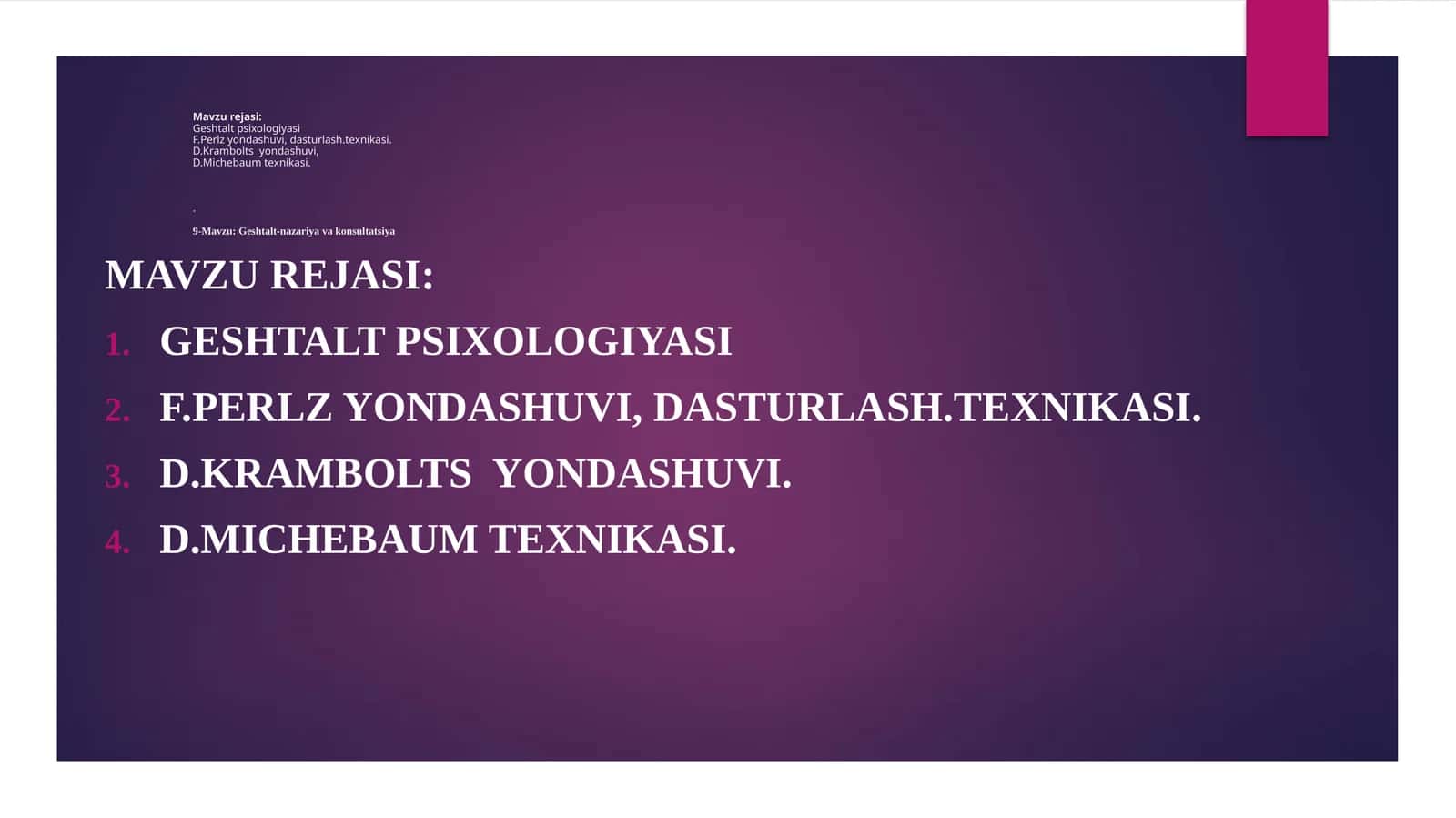 GESHTALT PSIXOLOGIYASI 1