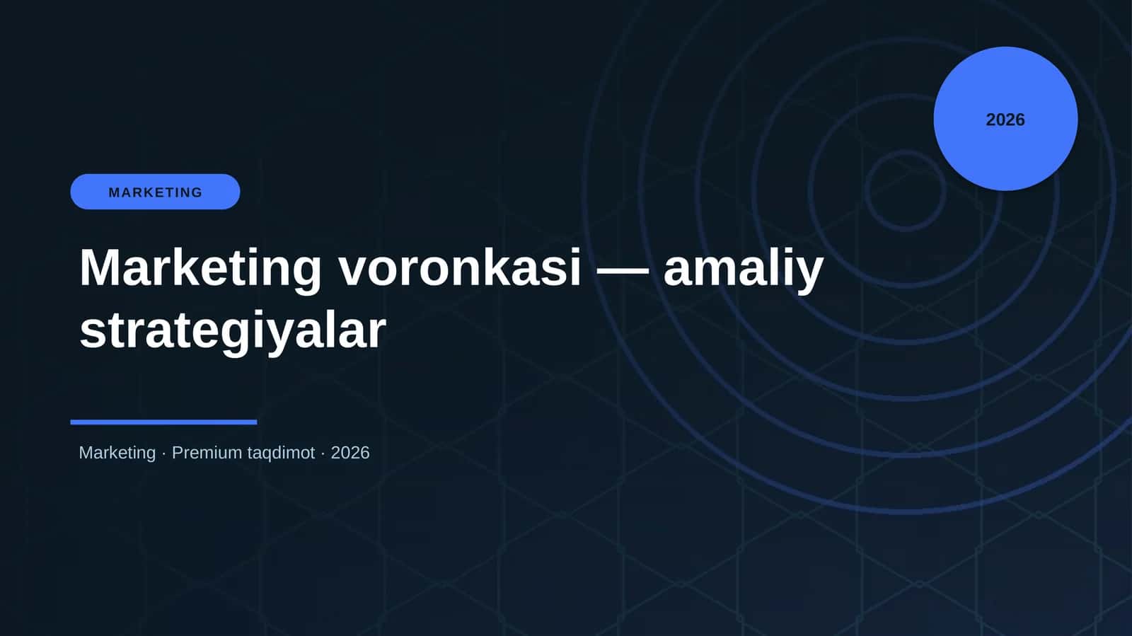 Marketing voronkasi — amaliy strategiyalar 1