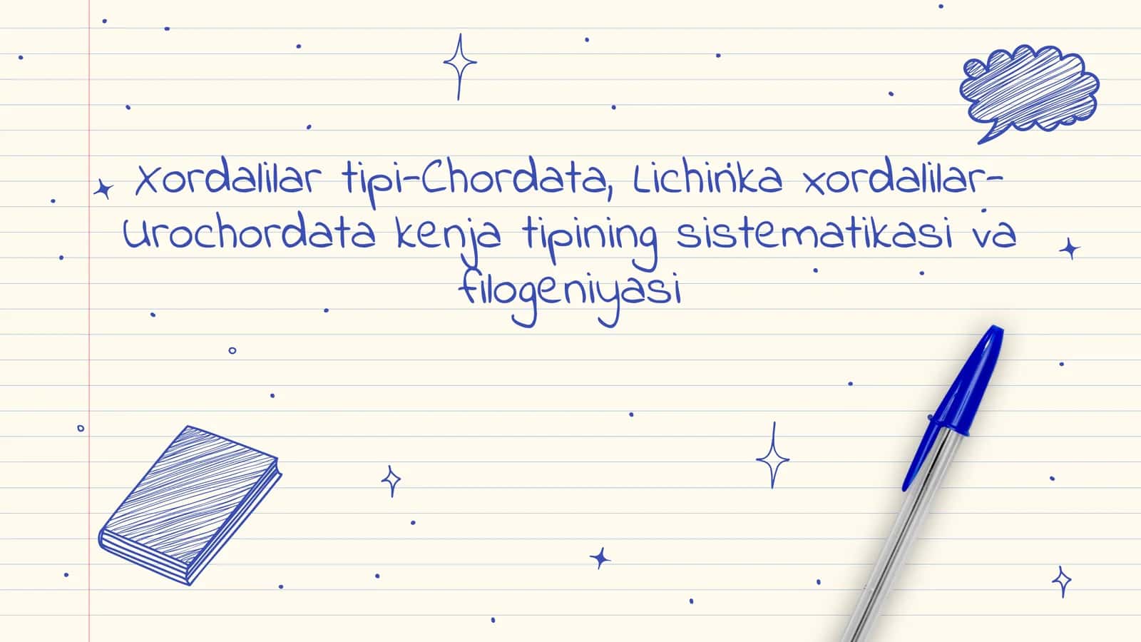 Urochordata Tizimatikasi va Xususiyatlari 1