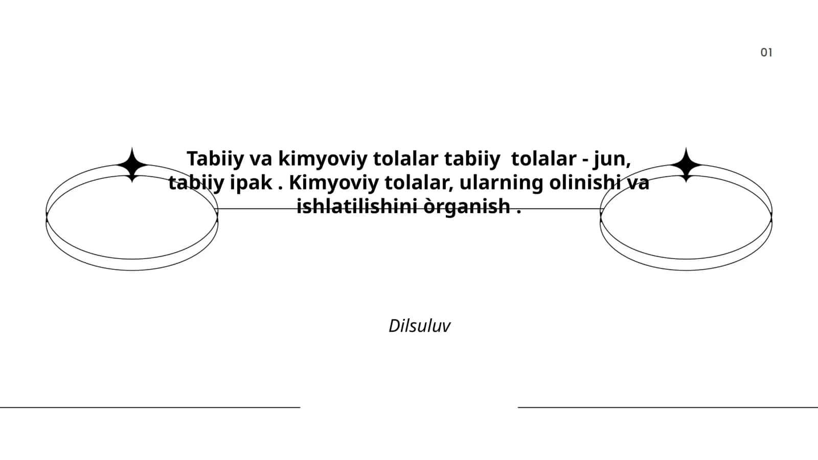Tabiiy va Kimyoviy Tolalar 1