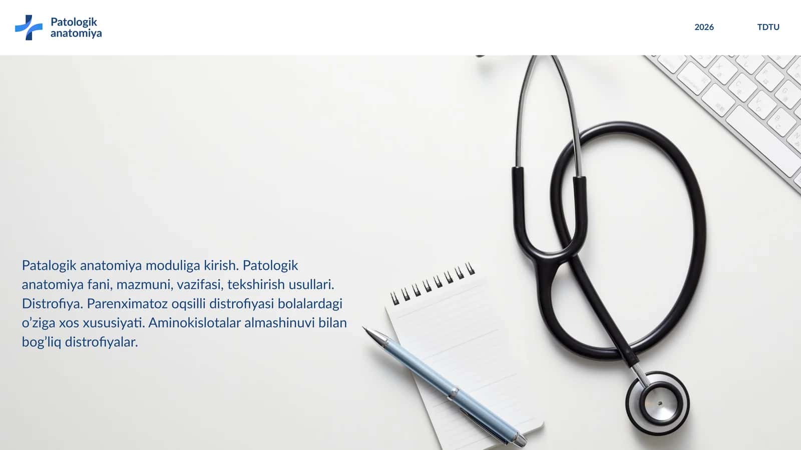 Patologik anatomiya moduliga kirish 1