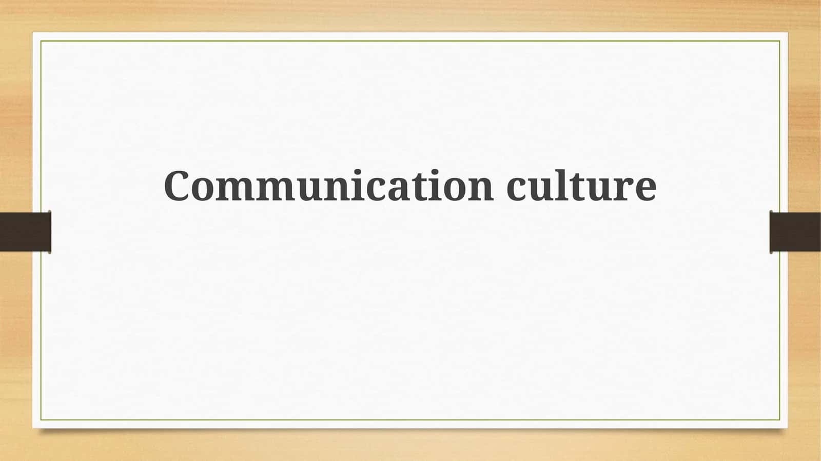 Communicationculture 1