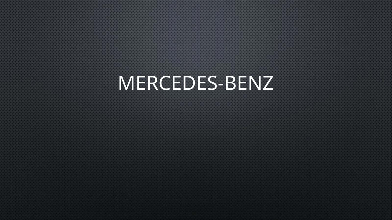 Mercedes-Benz 1